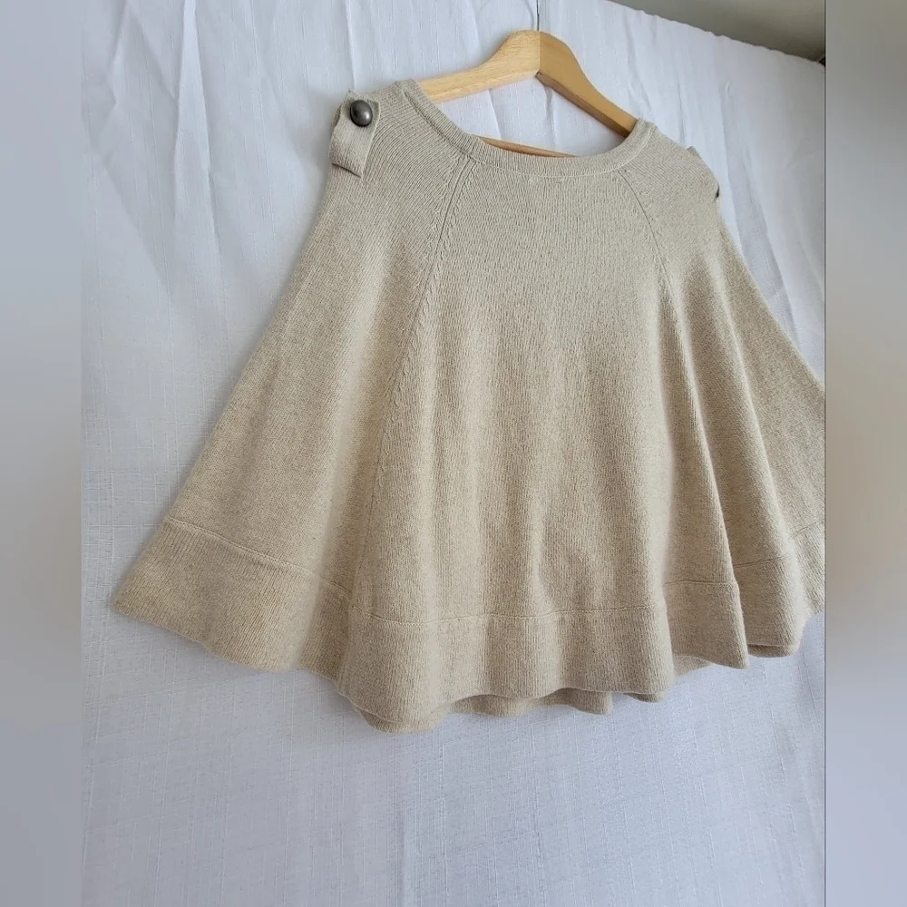 WOOL Blend Boho Festival Poncho - Picture 10 of 16